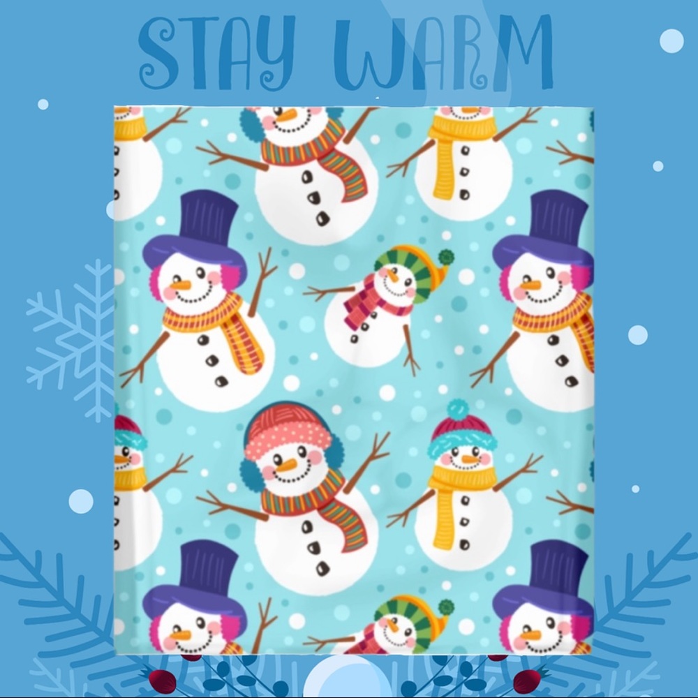 50 10X13 Snowmen XMAS Poly Mailers PRICE IS FIRM - Picture 2 of 5